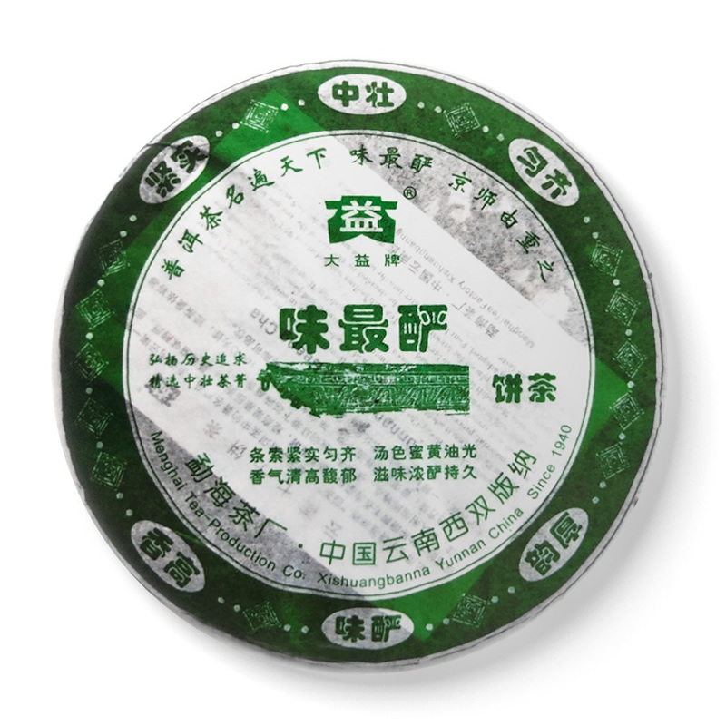 2006年大益 味最酽青饼 601批 生茶 400克