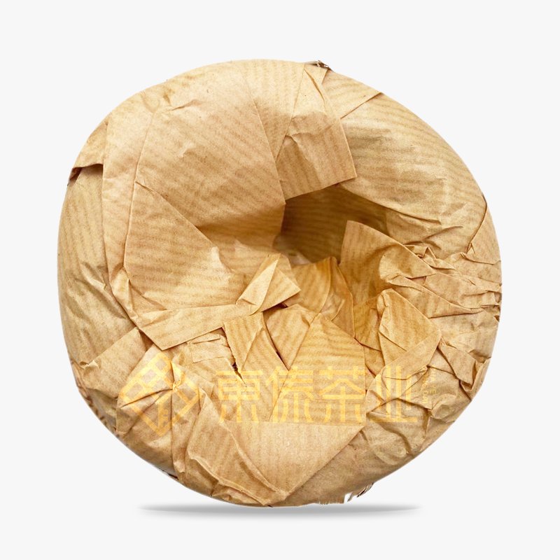 2003年大益 孔雀贡饼熟(咖啡色) 熟茶 200克