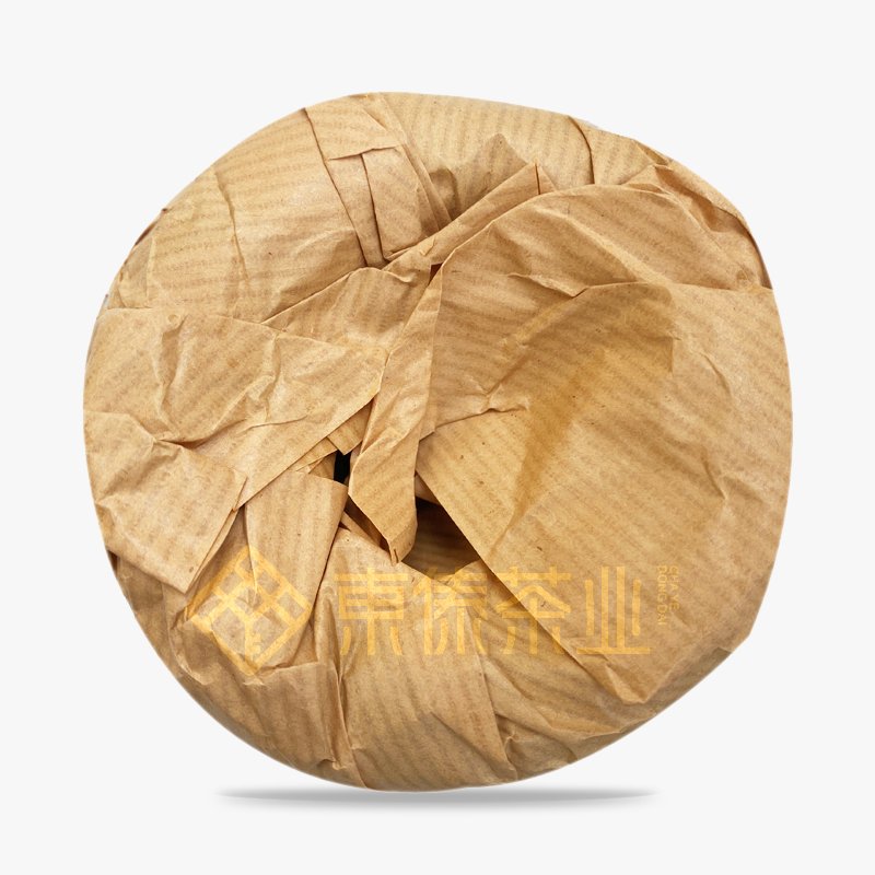 2003年大益 孔雀贡饼熟(咖啡色) 熟茶 200克