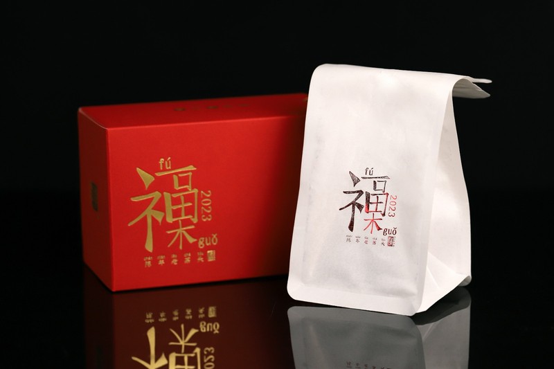 2023年 福海 福果·陈年老茶头 福海茶厂40年传统自然固态发酵技艺 100克