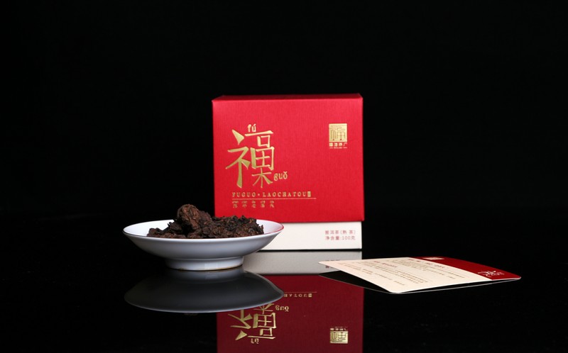 2019年 福海 福果·陈年老茶头 福海茶厂36年传统自然固态发酵技艺 100克