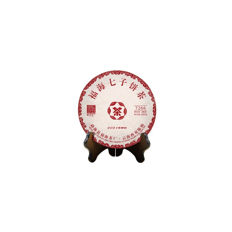 2020年 福海 7266 福海茶厂38年传统自然固态发酵与拼配技艺 357克