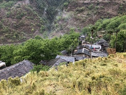 古墨后山白岩子村