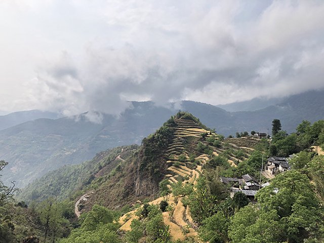 古墨后山白岩子村风景
