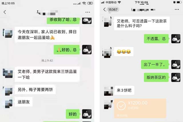 蓝版2021美男子普洱茶小饼