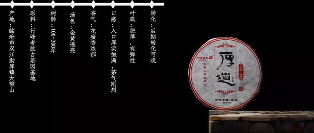 行峰者胜厚道普洱茶