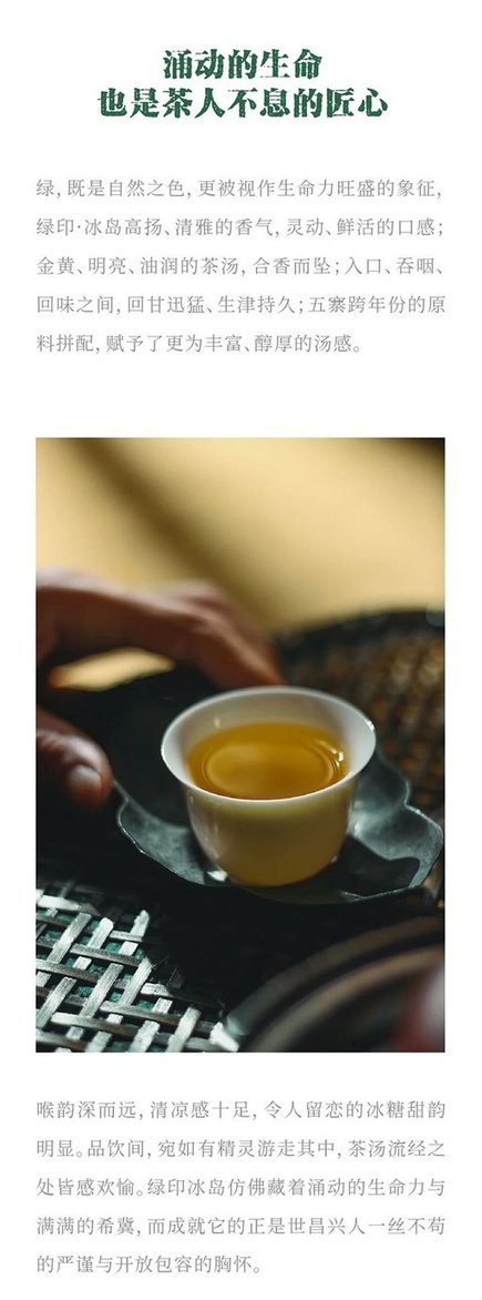 世昌兴绿印冰岛古树茶