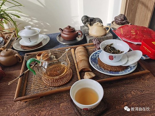 下关80周年红印圆茶