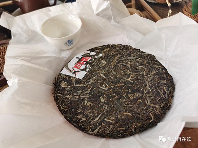 下关80周年红印圆茶