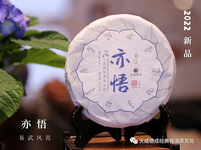 天威德成2022年亦悟易武普洱茶