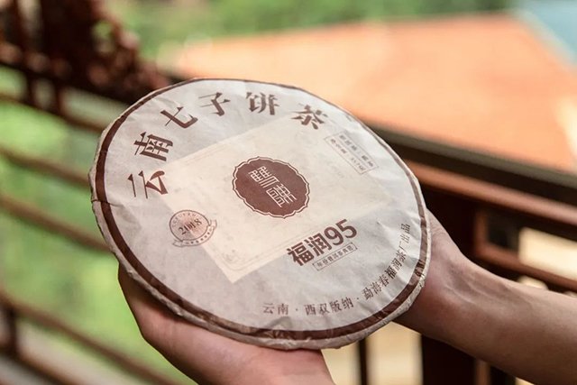 双陈口粮茶2022福润95普洱茶