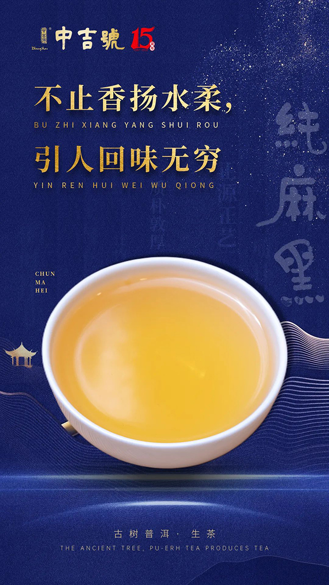 中吉号2022纯麻黑普洱茶全国品鉴会
