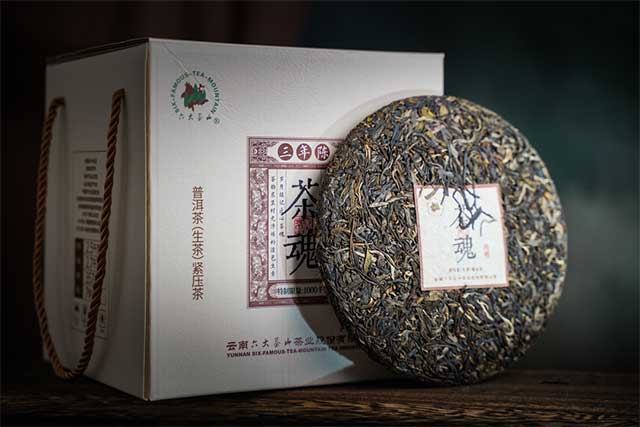 六大茶山茶魂三年陈普洱茶