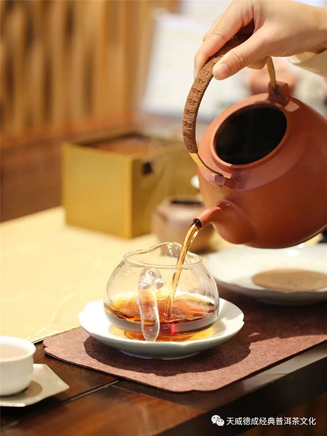 天威德成熟茶暖茶会