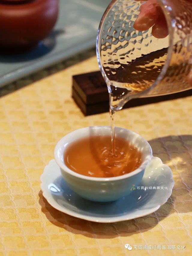天威德成2023年莲心生茶普洱茶品质特点