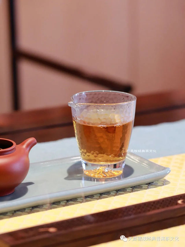 天威德成2023年莲心生茶普洱茶品质特点
