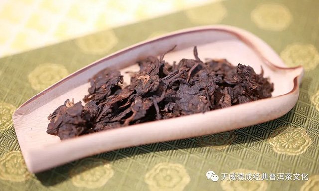 天威德成2023年天下云茶熟茶普洱茶品质特点