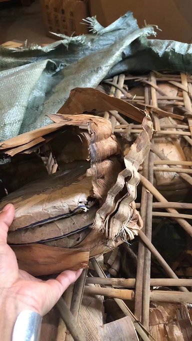 中茶牌98年蓝印易武外贸站古树茶
