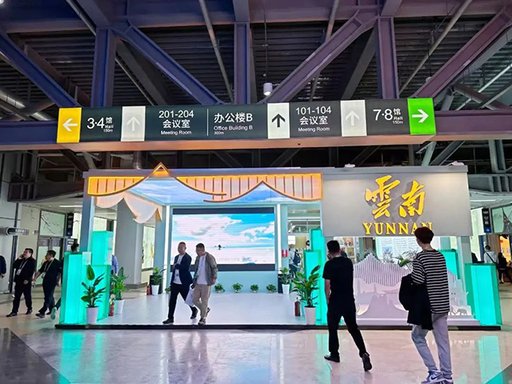 六大茶山以云南老字号品牌形象在第六届进博会优势出圈