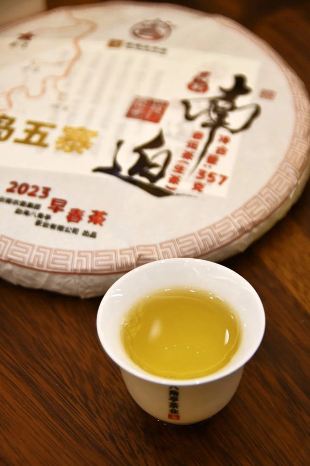 八角亭2023年冰岛五寨普洱茶