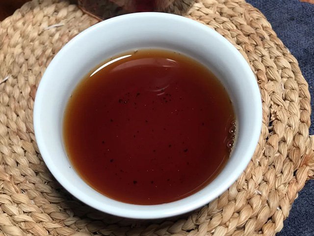 大益2012年金针白莲熟茶品质特点