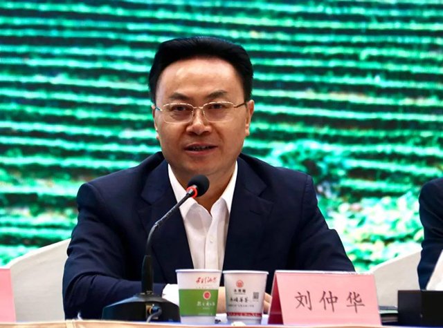 刘仲华进行现场发言