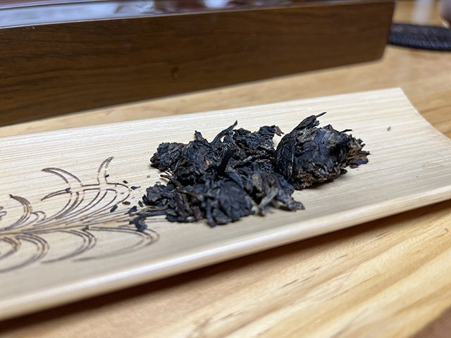 图为福海厂2003年易武正山小金瓜茶