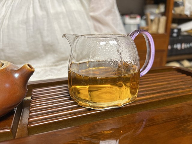 图为福海厂2003年易武正山小金瓜茶