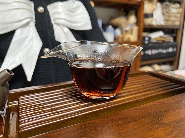 图为昆明仓2003年宫廷熟茶散料