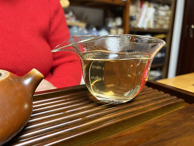 图为私藏红印2015年薄荷塘古树茶