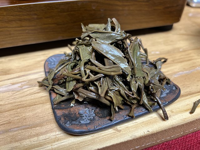 图为私藏红印2015年薄荷塘古树茶