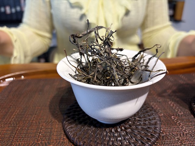 图为2026年易武天门山混采茶料品鉴