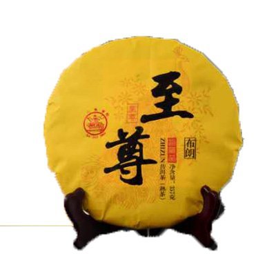 八角亭至尊布朗_2019年八角亭 至尊布朗 熟茶 357克