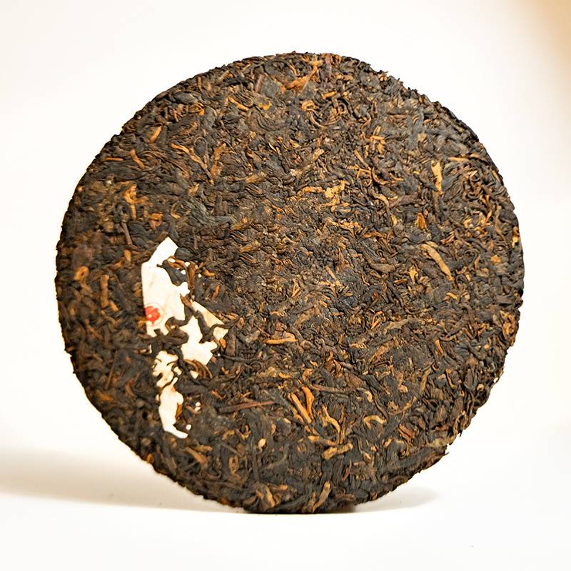2016年南峤茶厂 普洱熟饼 熟茶 357克
