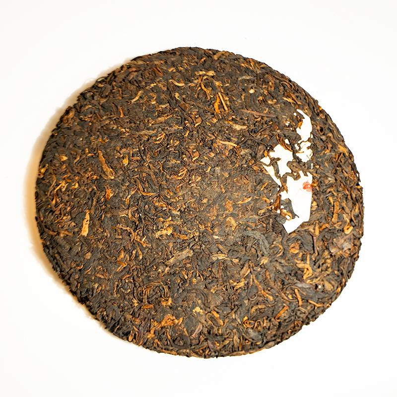 2016年南峤茶厂 普洱熟饼 熟茶 357克
