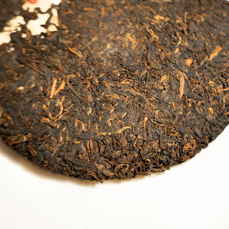 2016年南峤茶厂 普洱熟饼 熟茶 357克