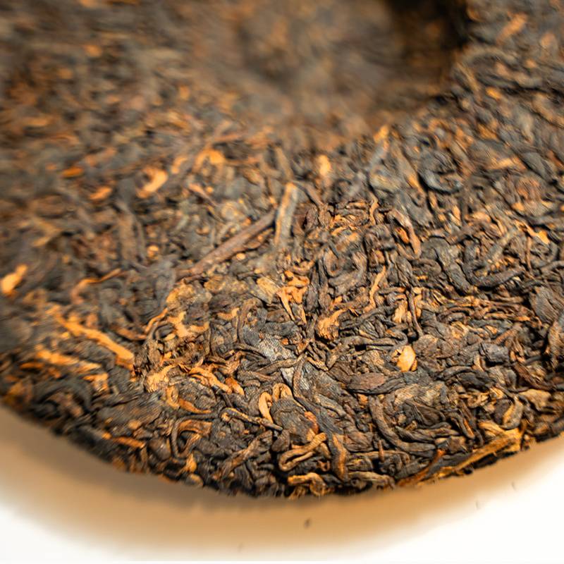 2016年南峤茶厂 普洱熟饼 熟茶 357克