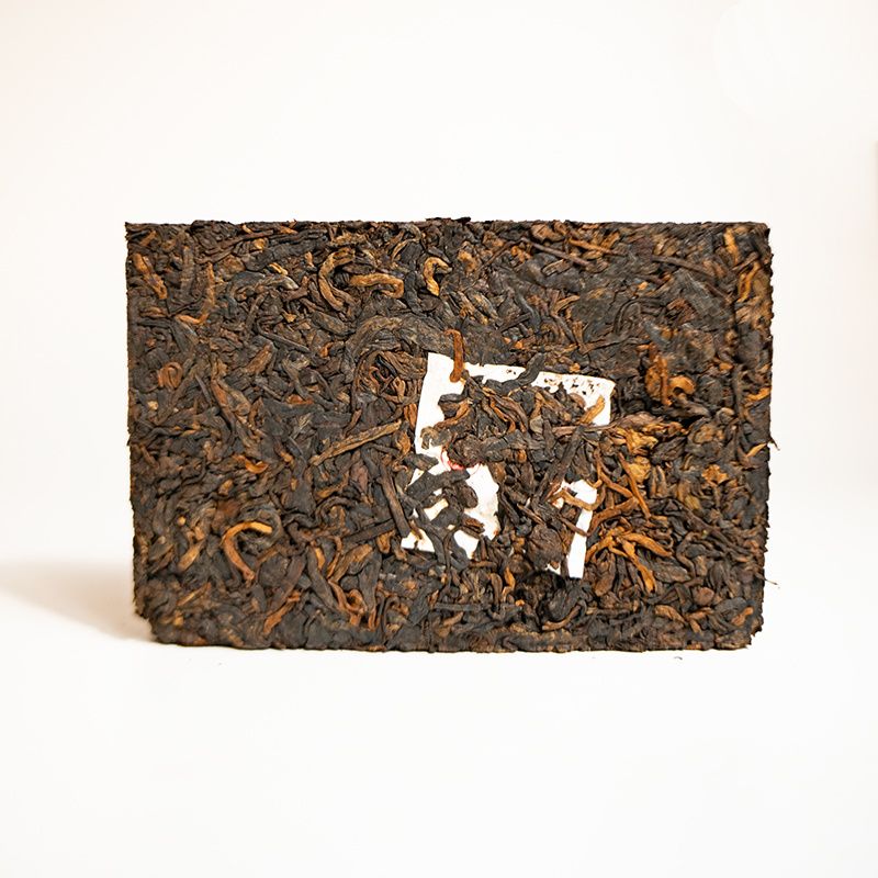2016年南峤茶厂 普洱熟砖 熟茶 250克