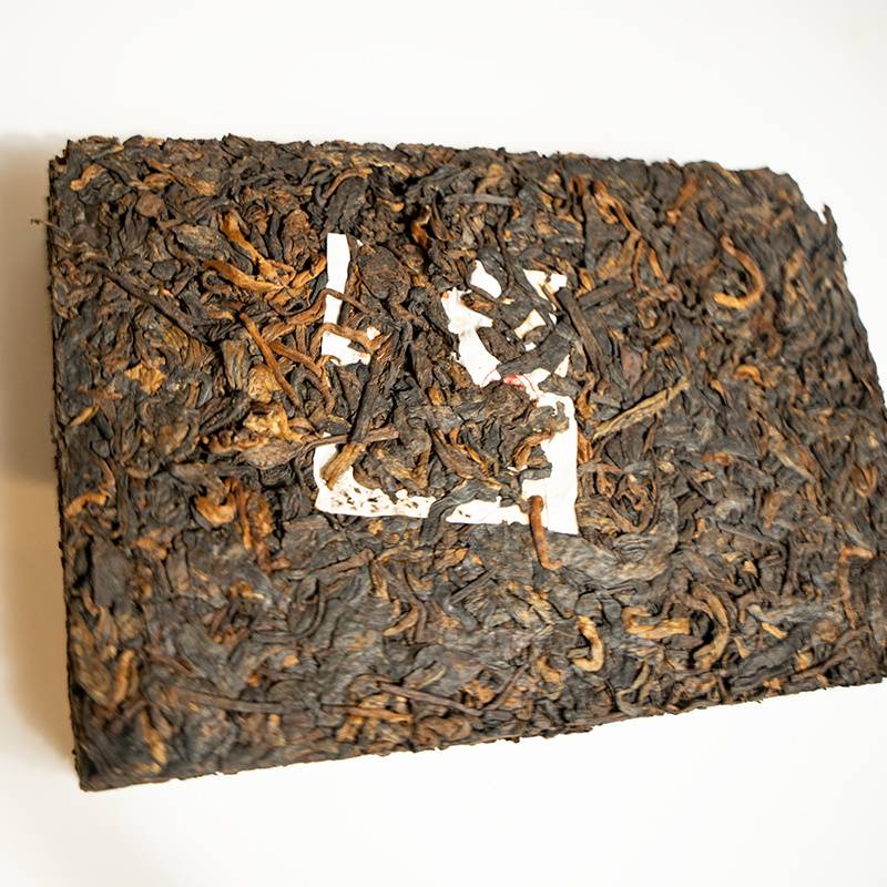 2016年南峤茶厂 普洱熟砖 熟茶 250克