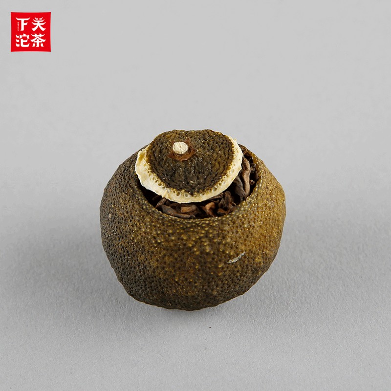 2017年下关沱茶 下关柑普天马小青柑普洱熟茶(调味茶) 熟茶 250克